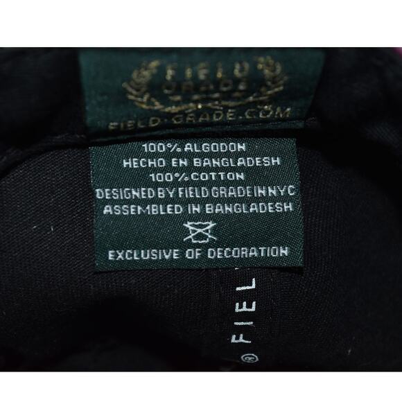 NO F*CKS GIVEN Field Grade Hat Snapback Baseball Cap Paint Splatter - Picture 7 of 8